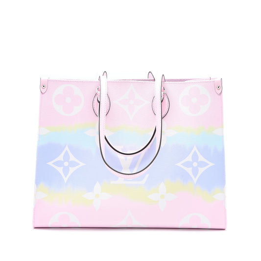 Louis Vuitton Escale OnTheGo GM Tote Bag Pastel Monogram Canvas SHW