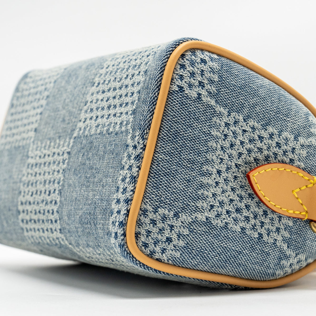 Louis Vuitton Speedy 18 Bandouliere D Denim Canvas GHW