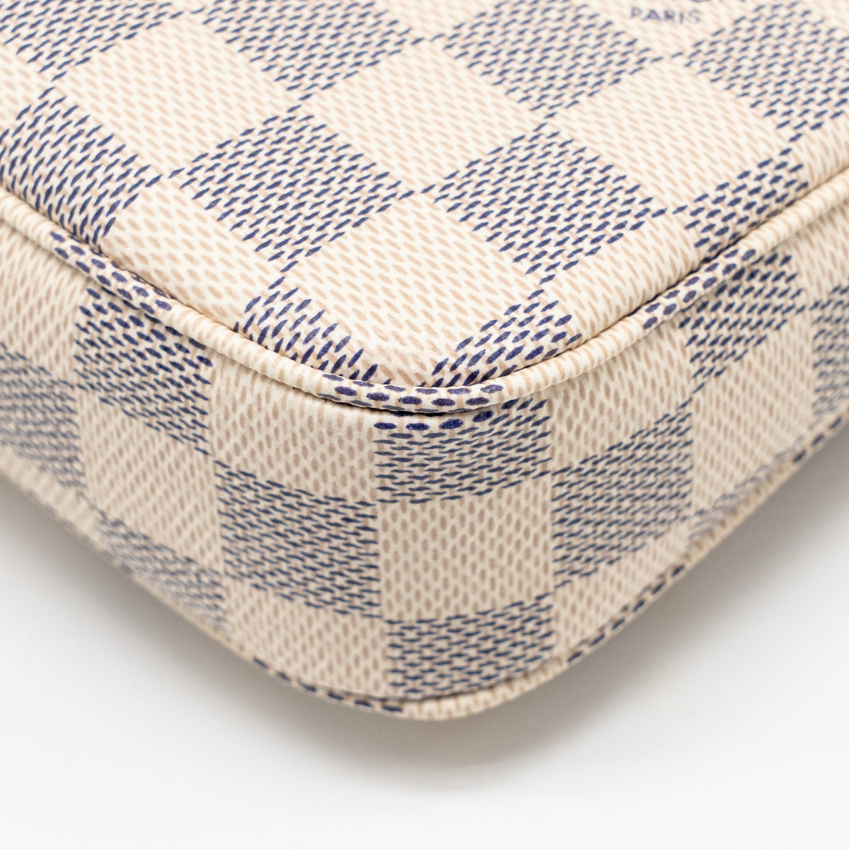 Louis Vuitton Pochette Accessories Damier Azur Canvas GHW
