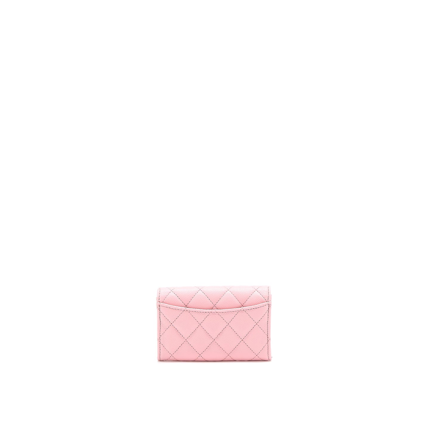 Chanel Classic Flap  Holder Caviar Light Pink LGHW