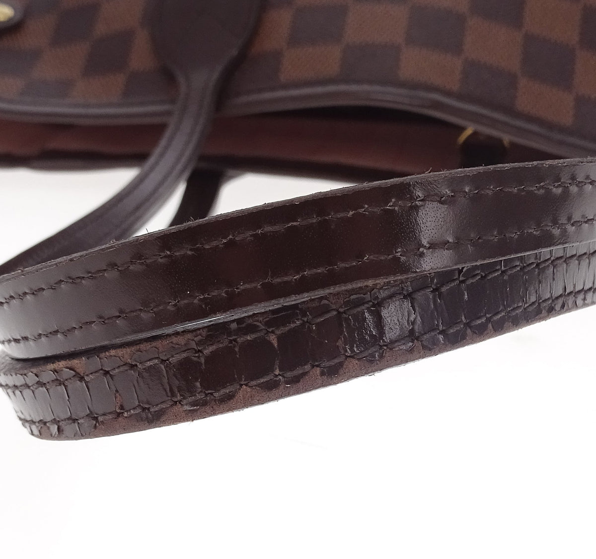 Louis Vuitton Neverfull MM Damier Ebene & Rose Ballerine AR5106 (no pochette)