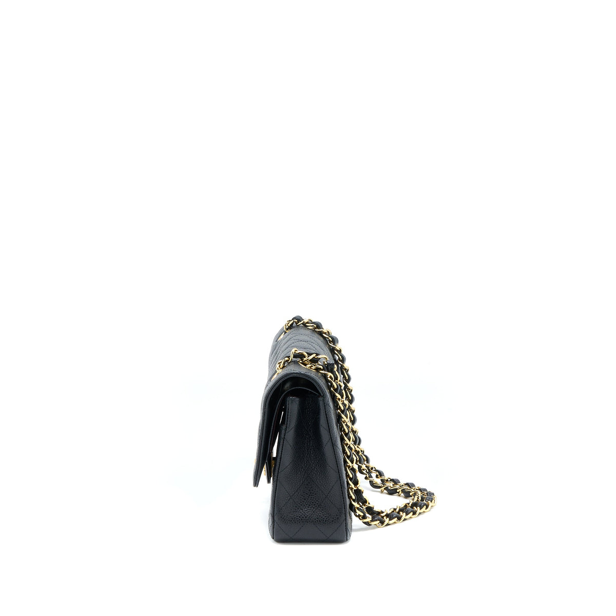 Chanel Medium Classic Double Flap Bag Caviar Black GHW