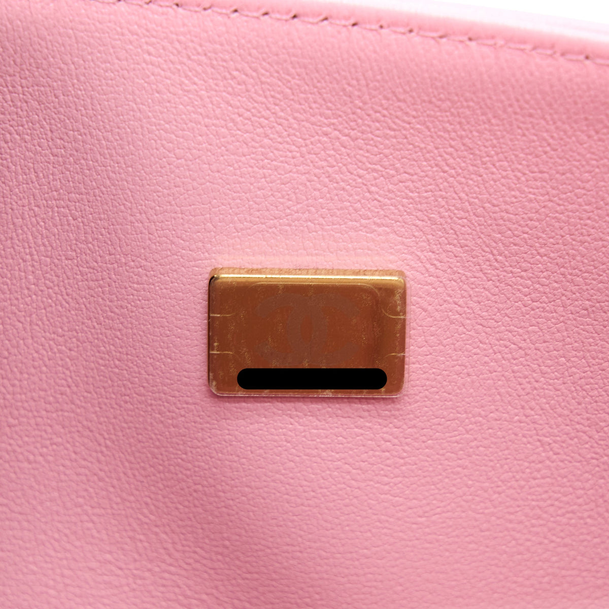 Chanel Small Classic Flap Bag Lambskin Pink LGHW (Microchip)