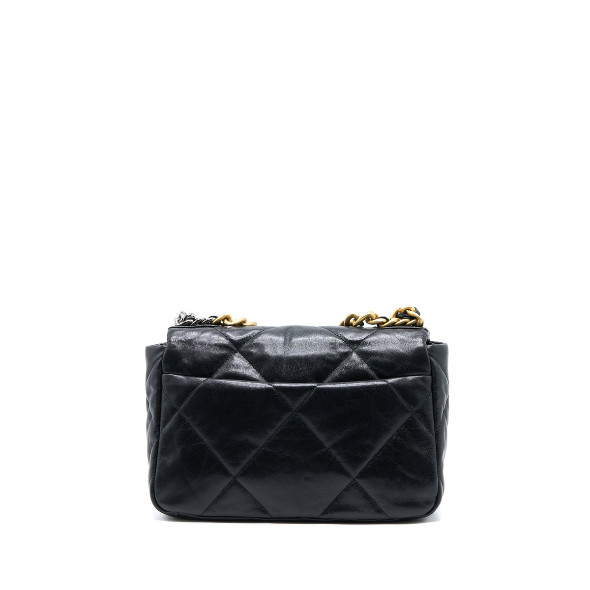 Chanel Small 19 Bag Goatskin Black Multicoloured Hardware