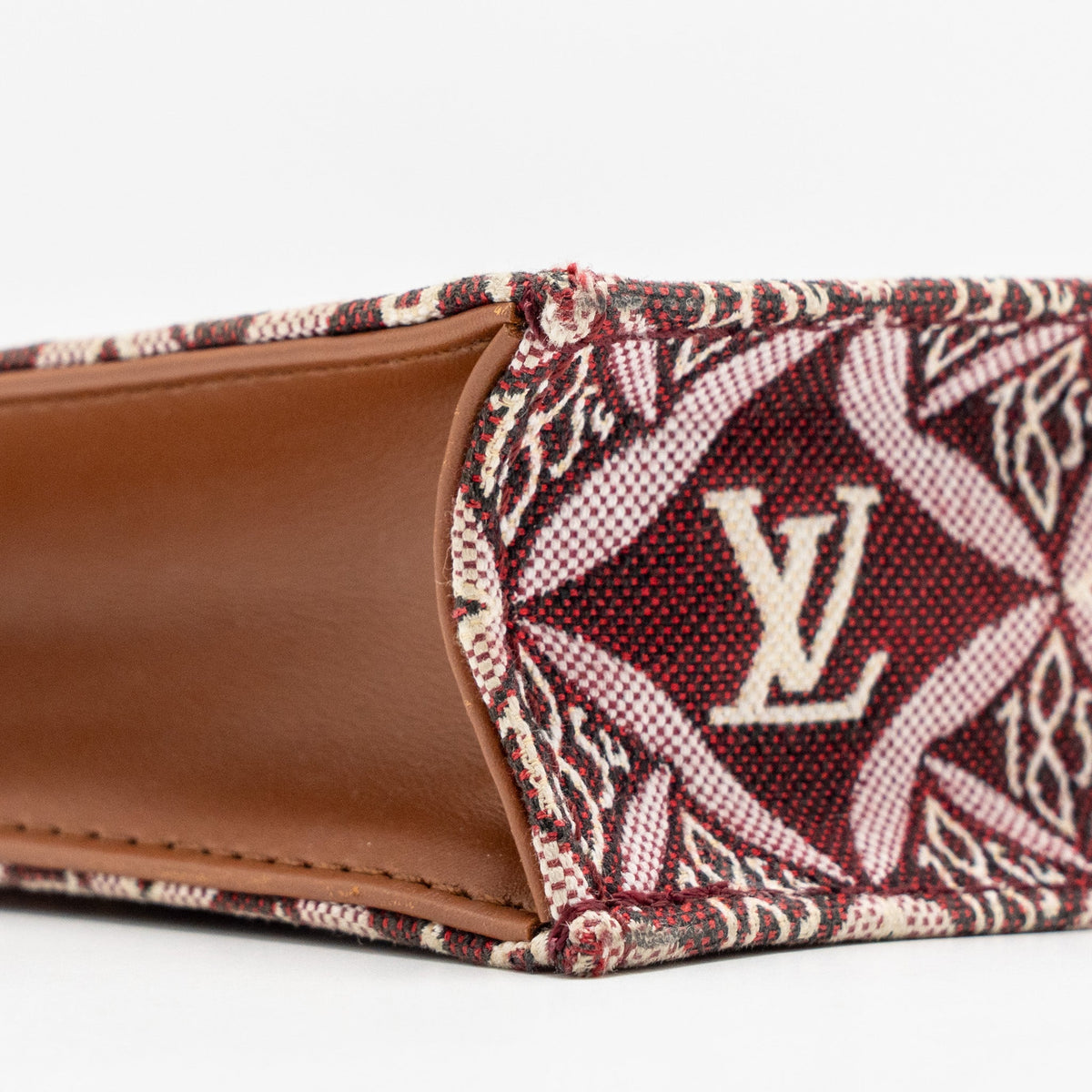 Louis Vuitton Petit Sac Plat Since 1854 Canvas Red / Multicolour GHW