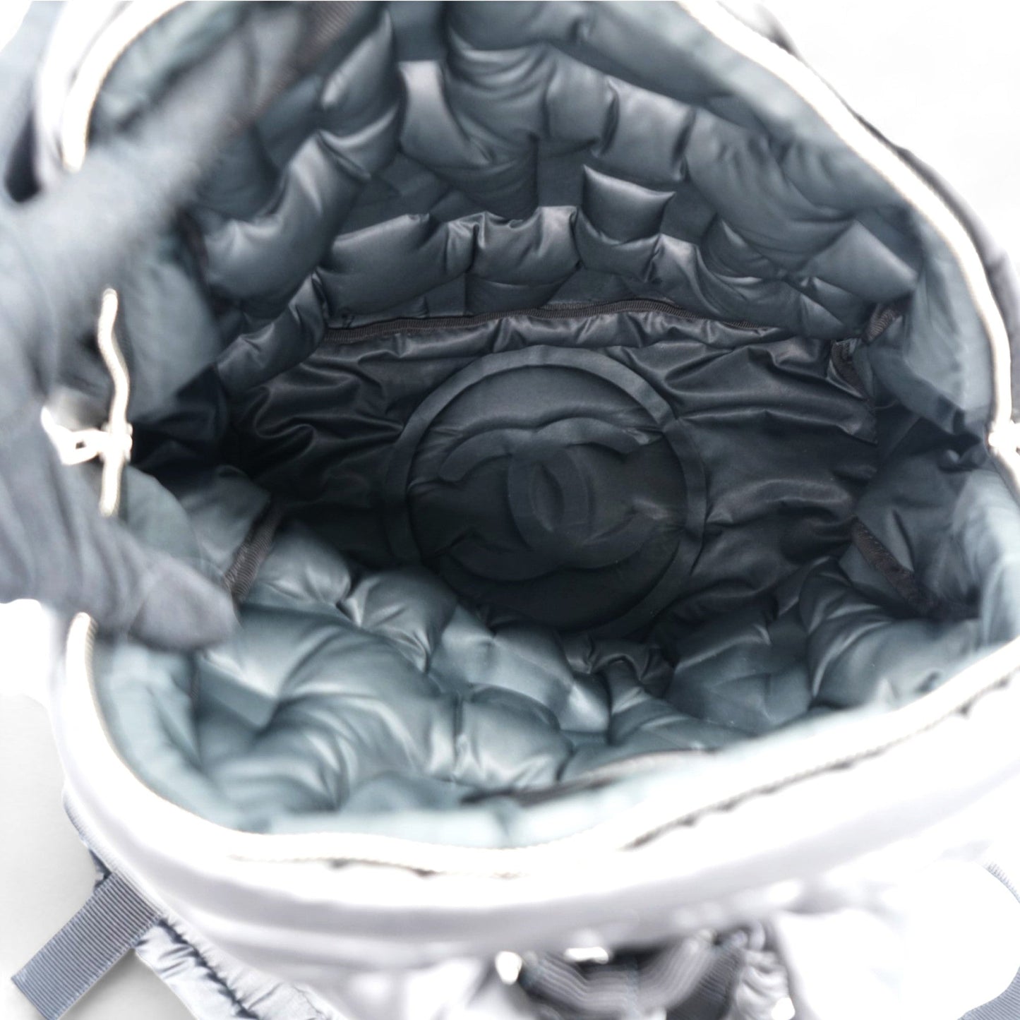 Chanel Nylon Embossed Small Doudoune Backpack