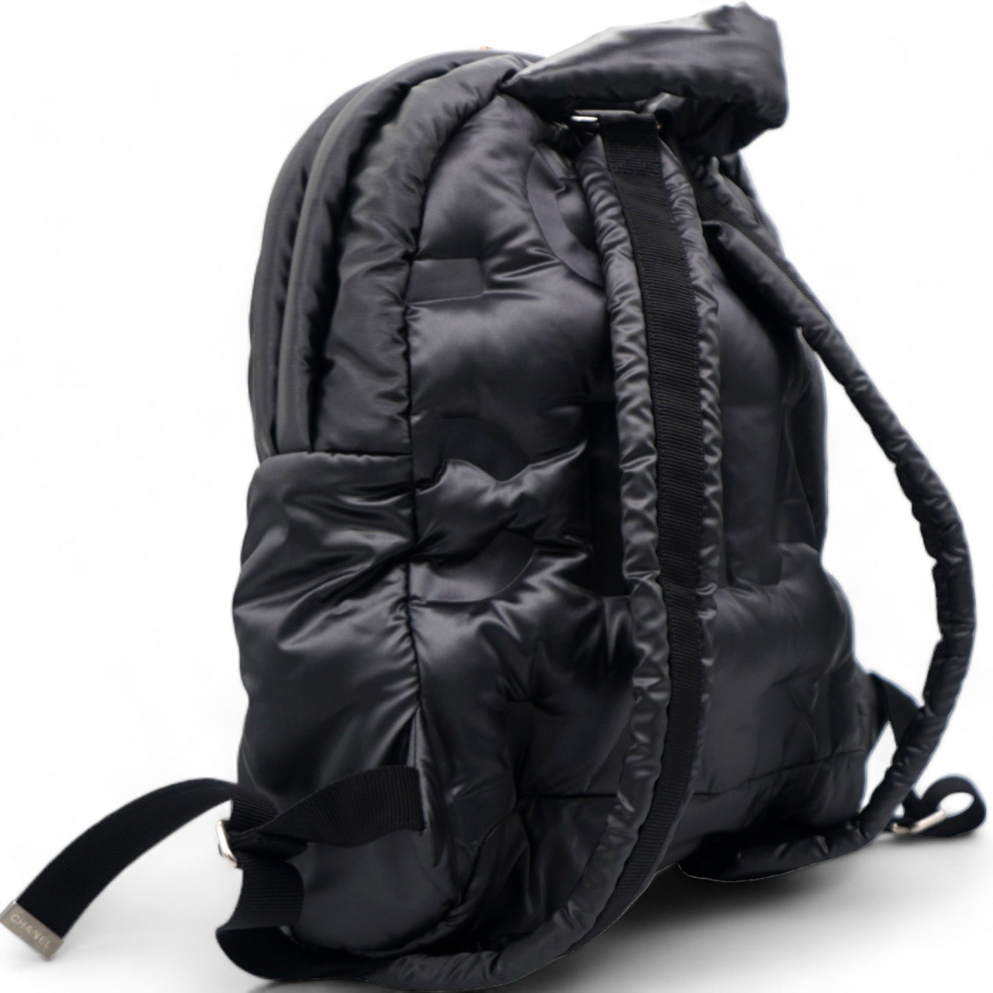 Chanel Nylon Embossed Small Doudoune Backpack