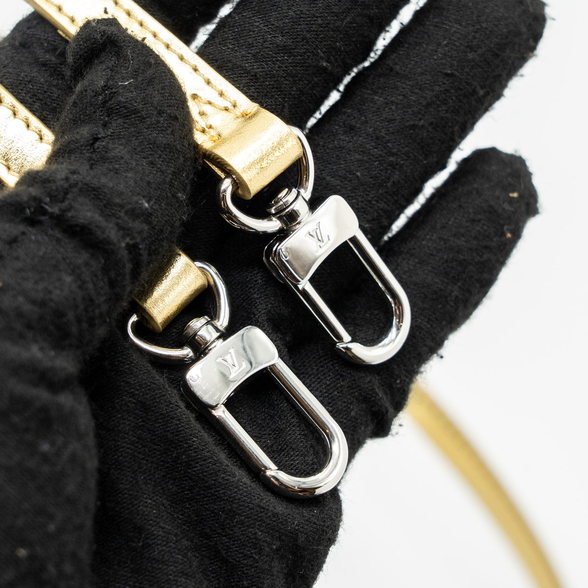 Louis Vuitton petit Malle epi gold / silver SHW