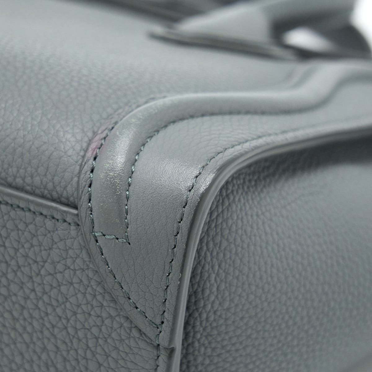 Celine Nano Luggage Bag Grey GHW