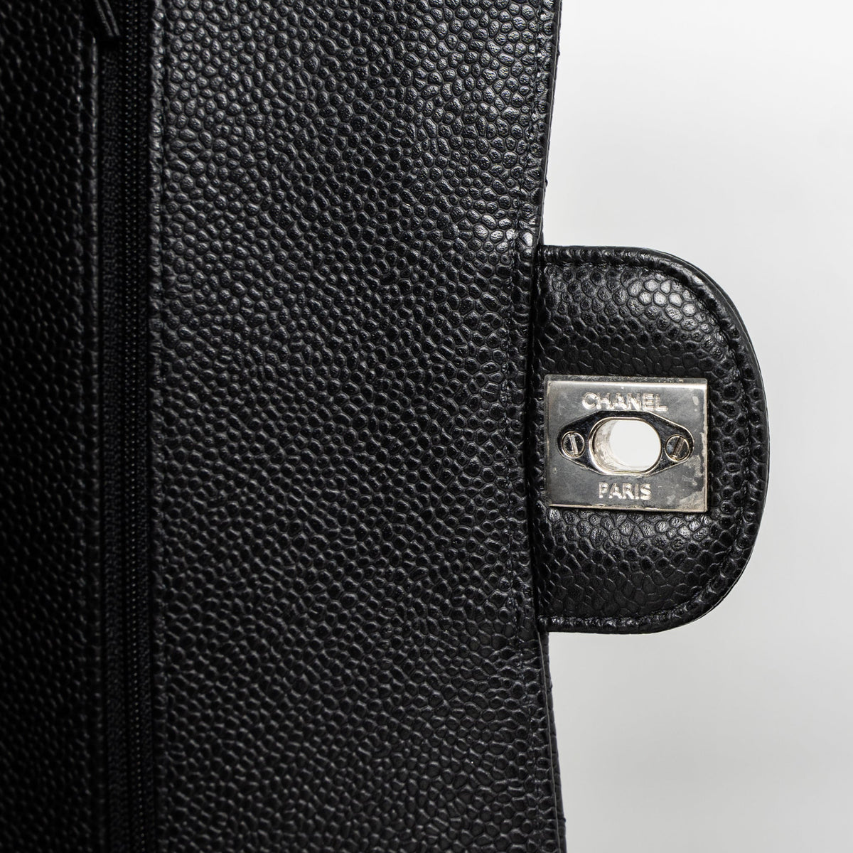 Chanel Medium Classic Double Flap Bag Caviar Black SHW