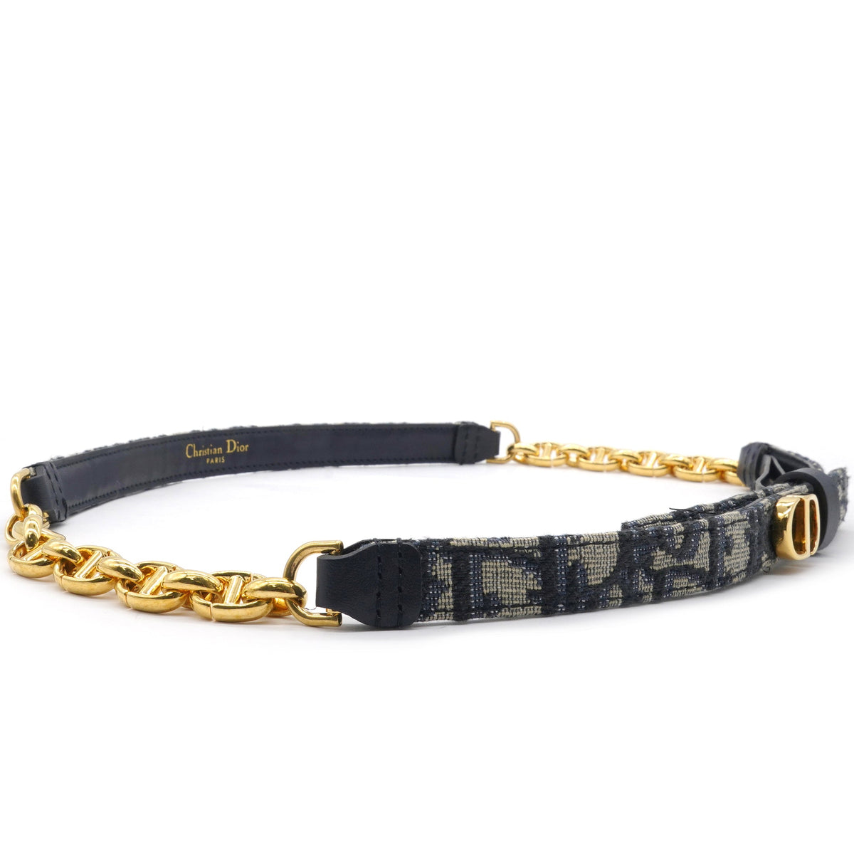 Dior Jacquard Oblique Saddle Belt Size75