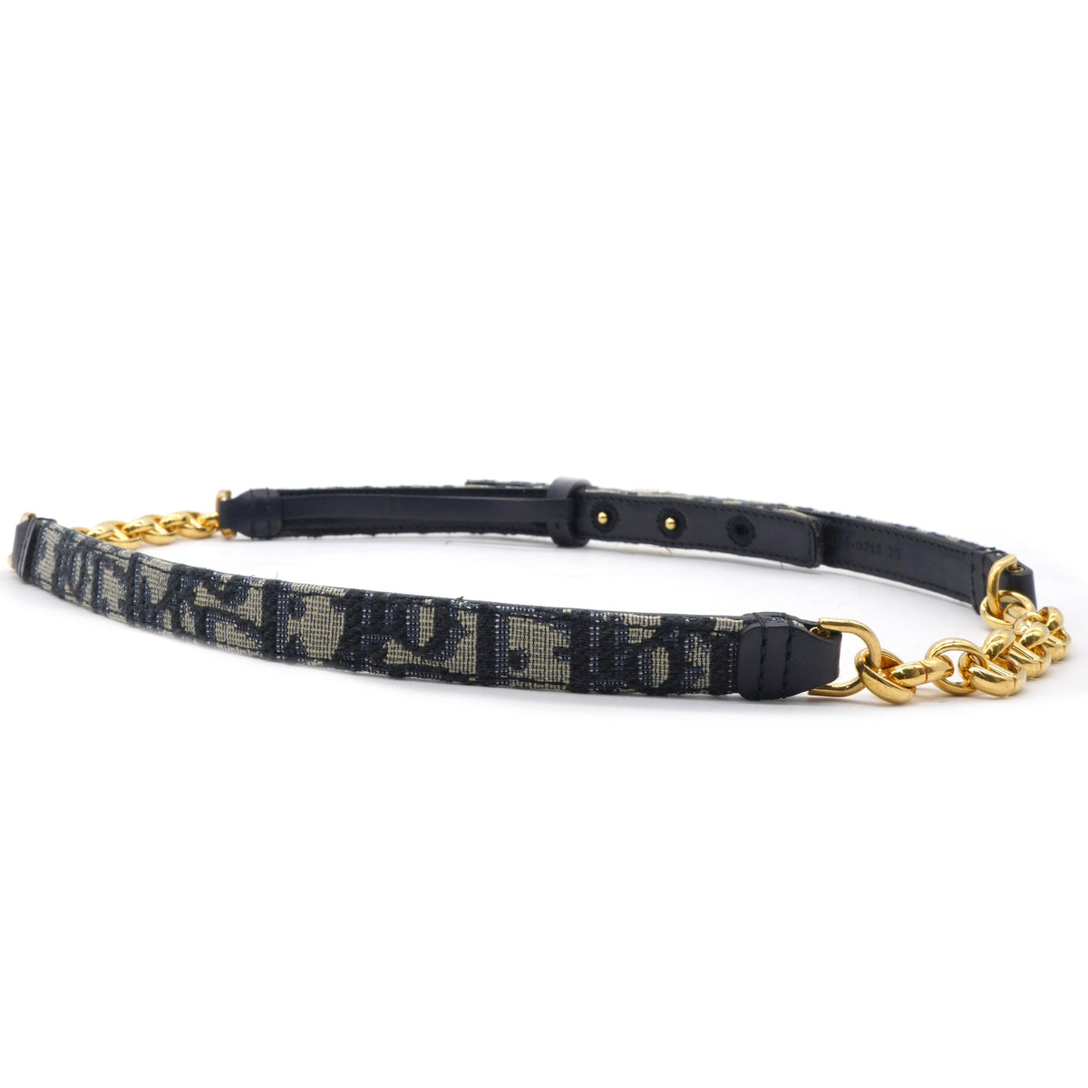 Dior Jacquard Oblique Saddle Belt Size75