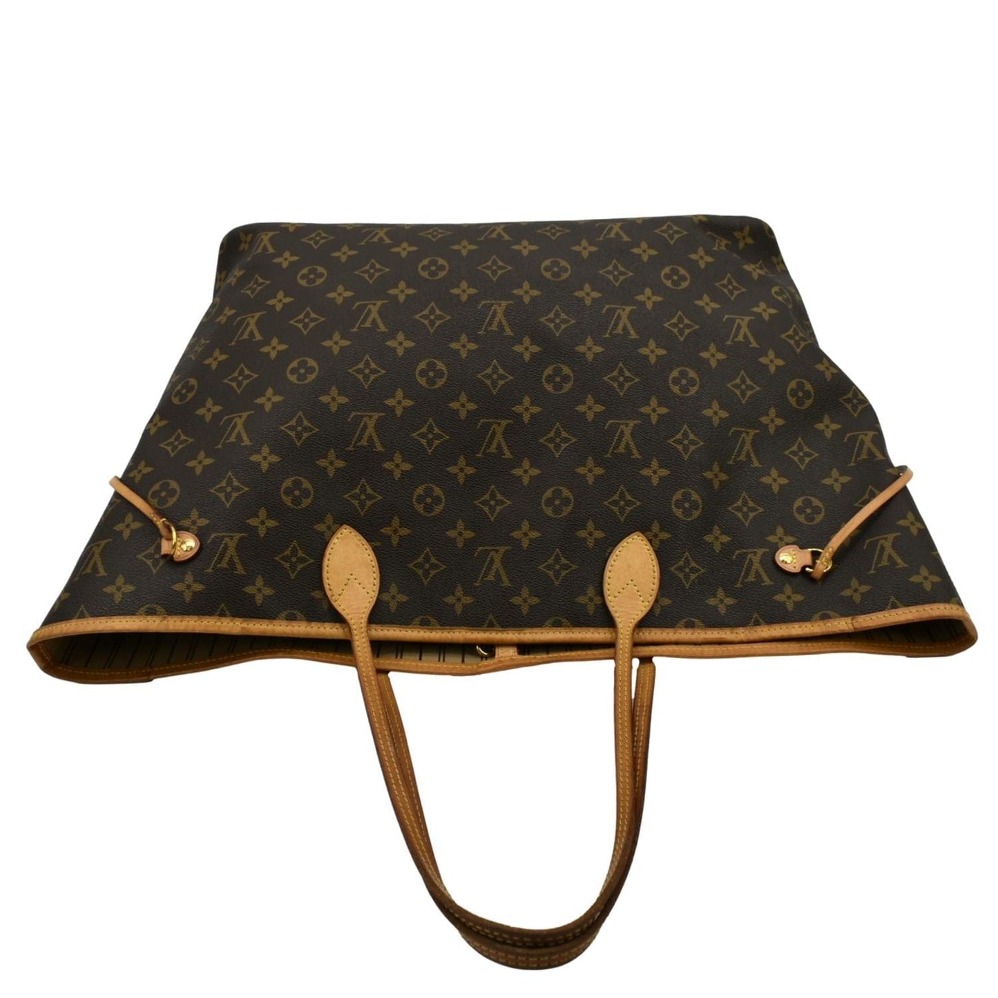 LOUIS VUITTON Neverfull GM Monogram Canvas Tote Bag Brown