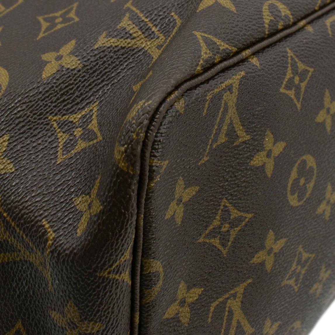 LOUIS VUITTON Neverfull GM Monogram Canvas Tote Bag Brown