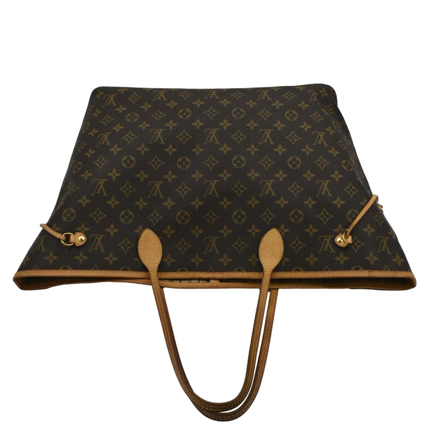 LOUIS VUITTON Neverfull GM Monogram Canvas Tote Bag Brown
