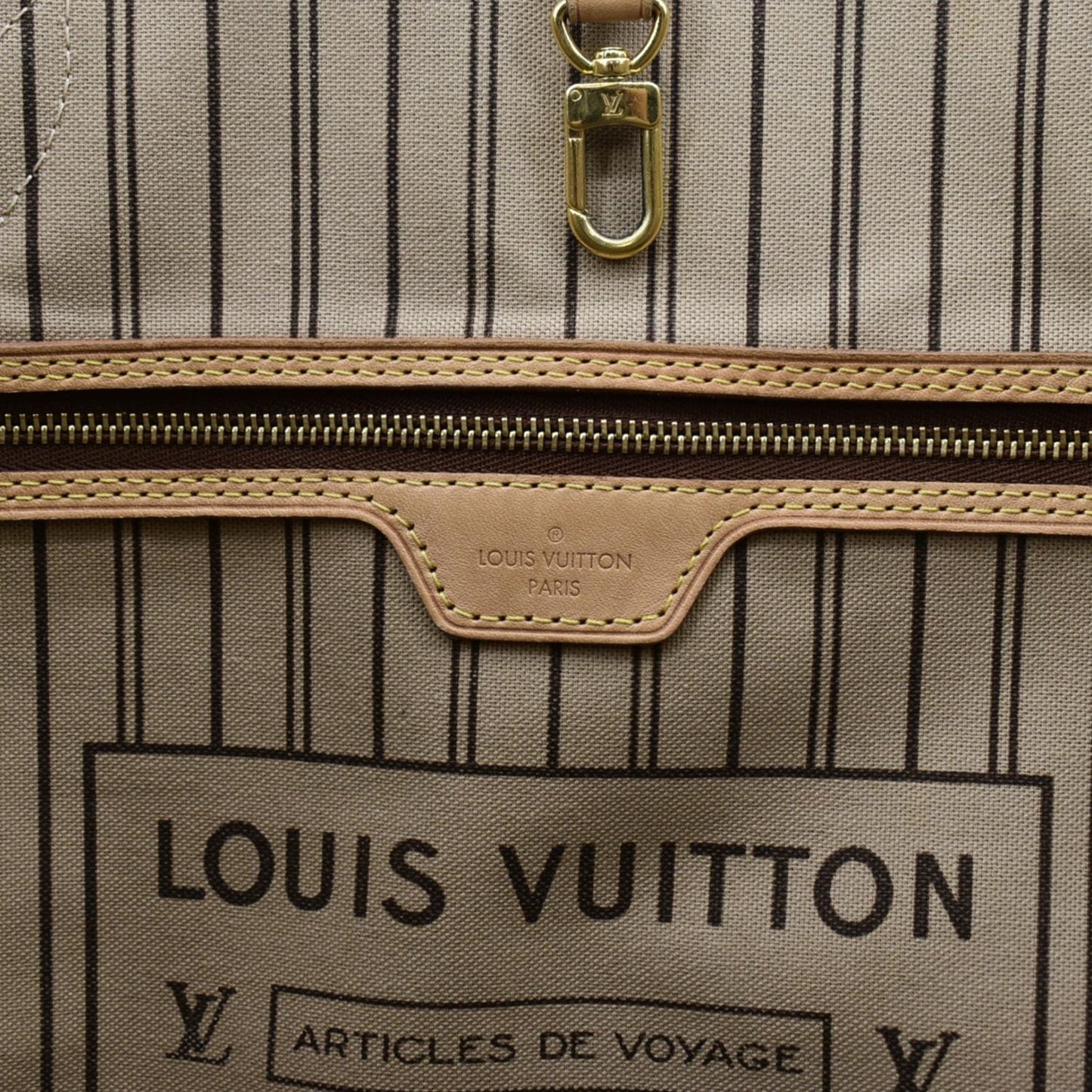LOUIS VUITTON Neverfull GM Monogram Canvas Tote Bag Brown