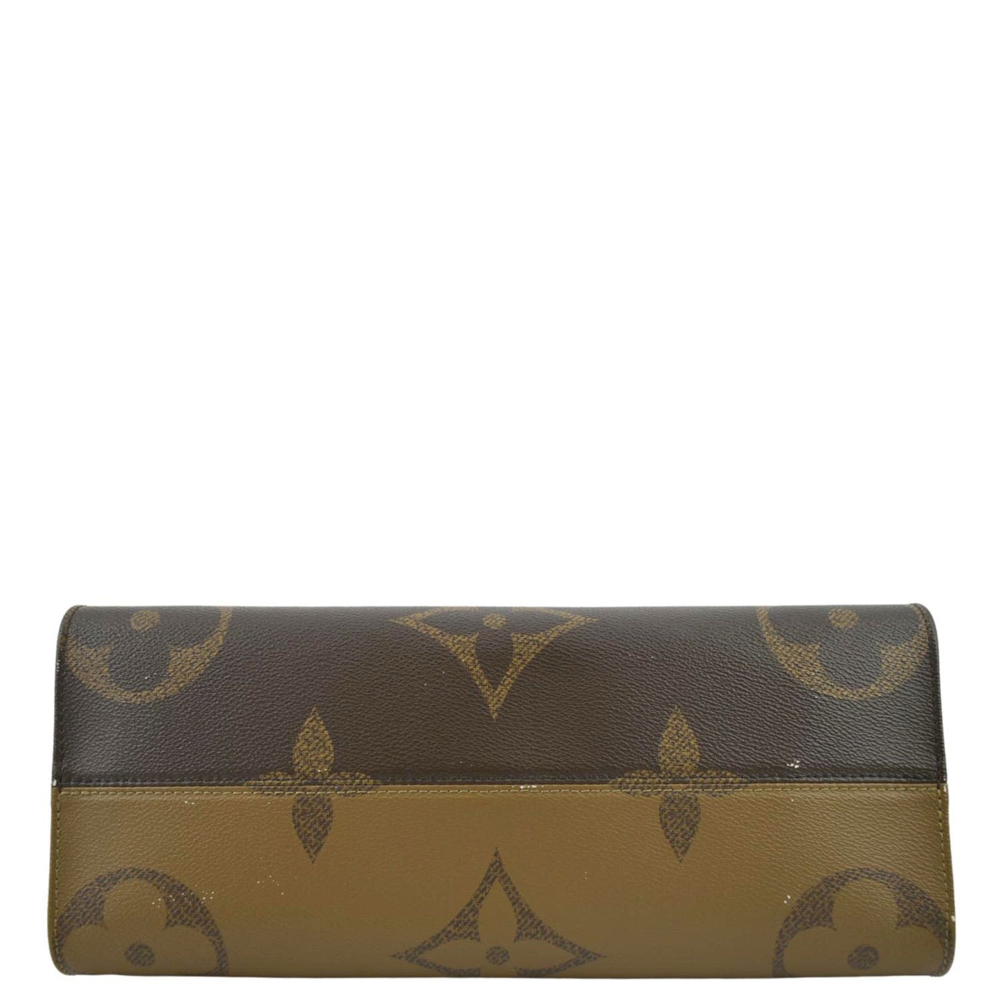 LOUIS VUITTON Onthego MM Giant Monogram Canvas Tote Shoulder Bag Brown