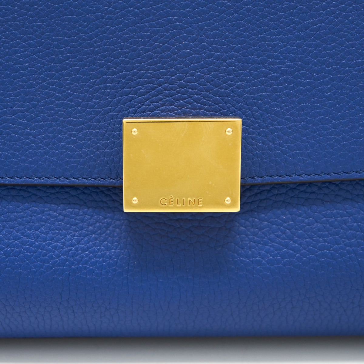 Celine Trapeze Blue with GHW