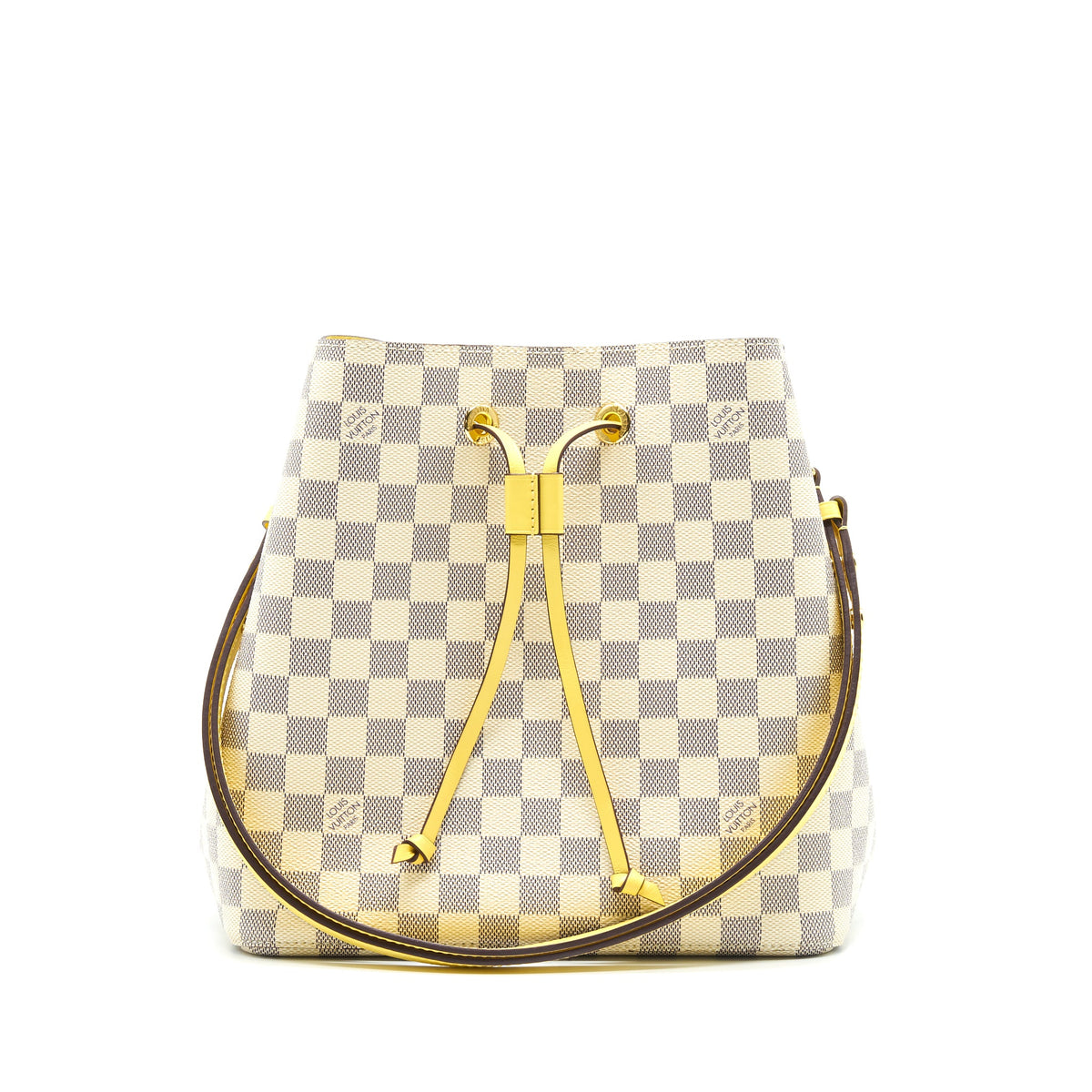 Louis Vuitton Neonoe Damier Azur Canvas Yellow