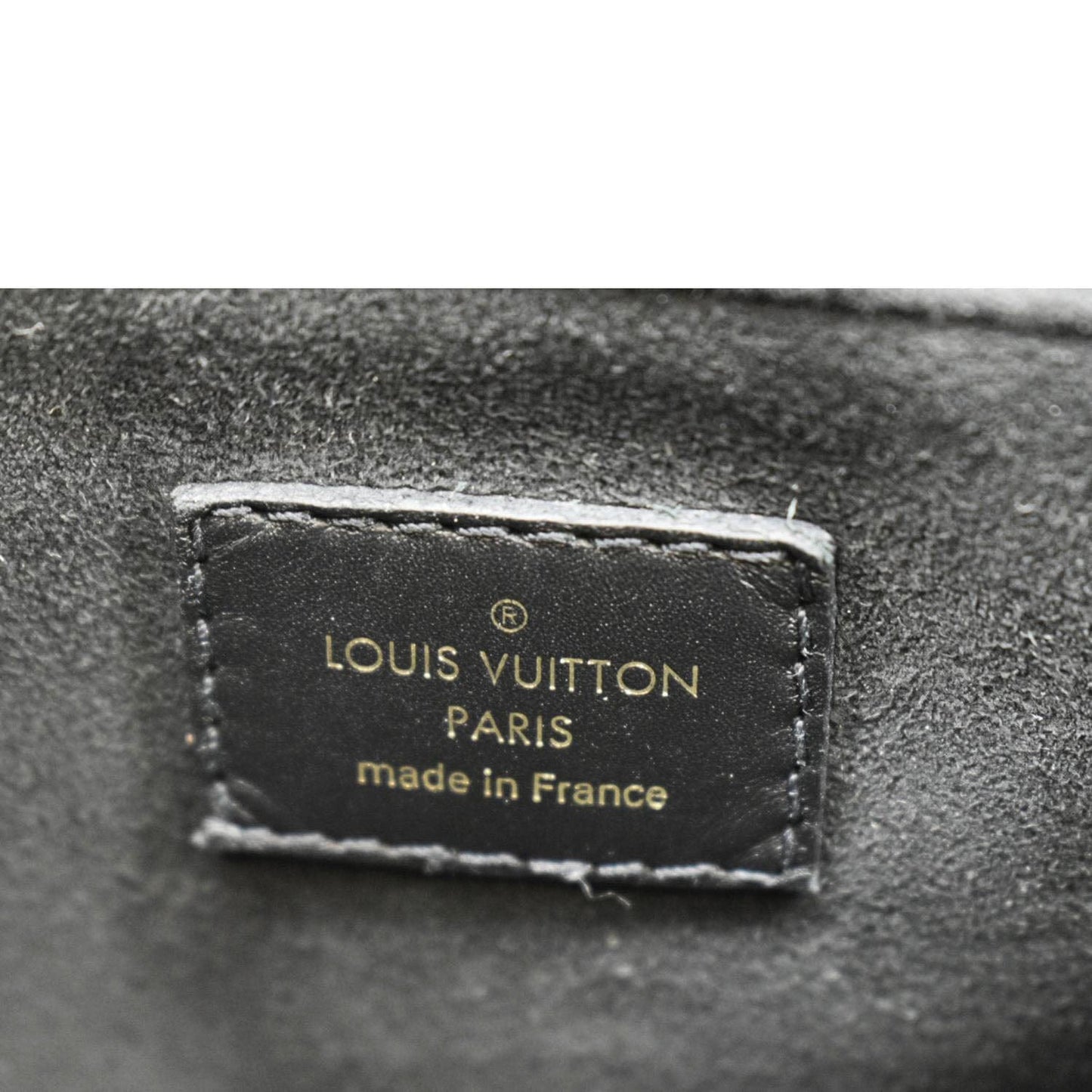 LOUIS VUITTON Onthego PM Monogram Empreinte Leather Tote Shoulder Bag Black