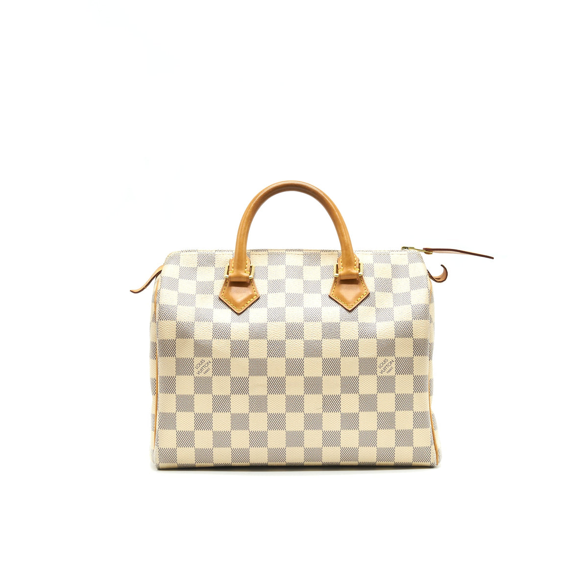 LOUIS VUITTON SPEEDY 25 DAMIER AZUR CANVAS HANDBAG
