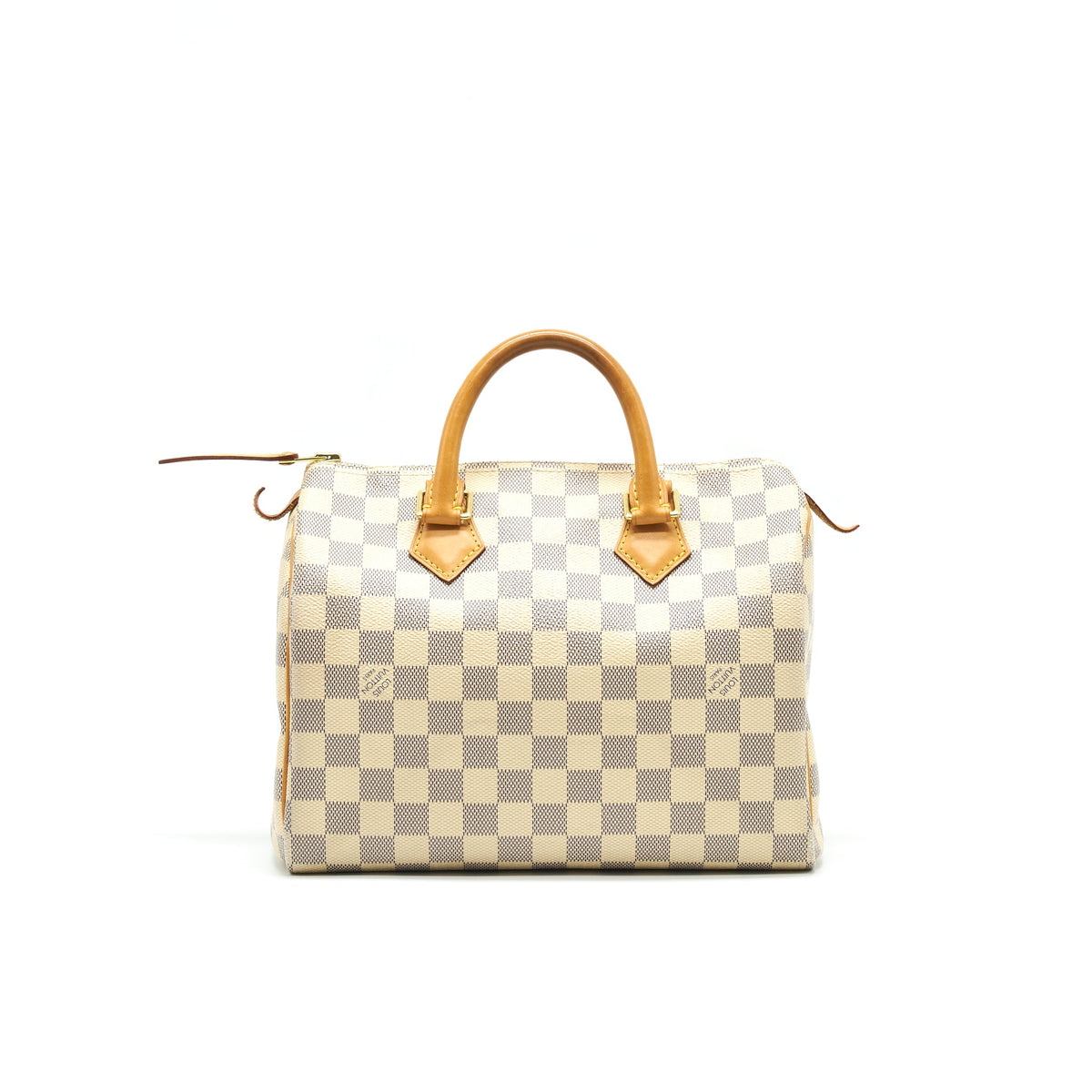 LOUIS VUITTON SPEEDY 25 DAMIER AZUR CANVAS HANDBAG