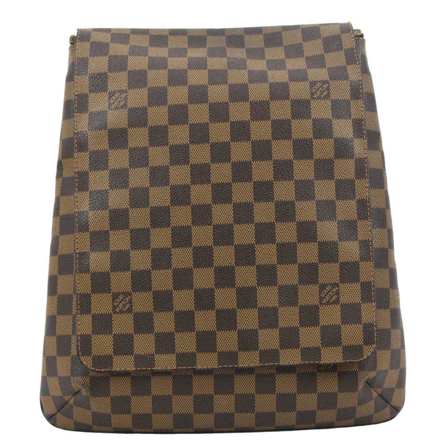 LOUIS VUITTON Musette Salsa GM Damier Ebene Crossbody Bag Brown