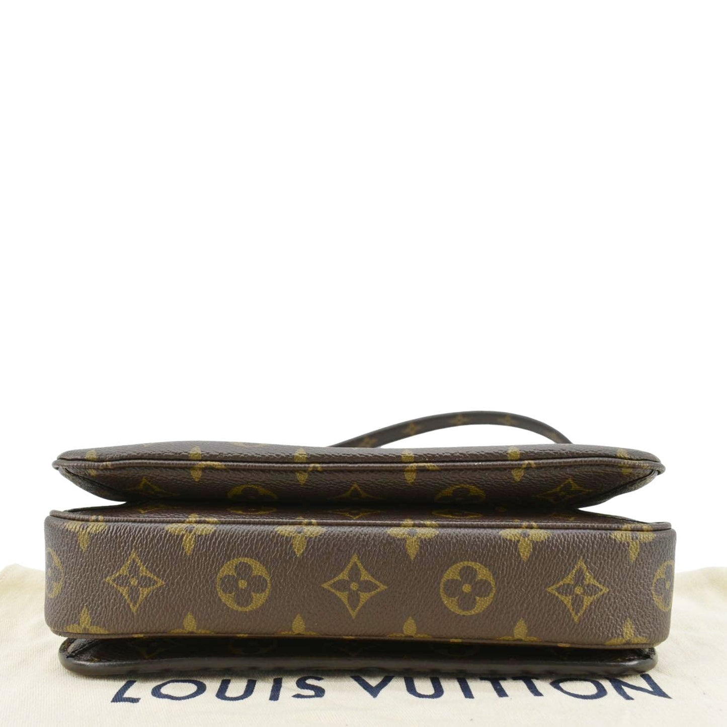 LOUIS VUITTON Metis Pochette Monogram Canvas Crossbody Bag Brown