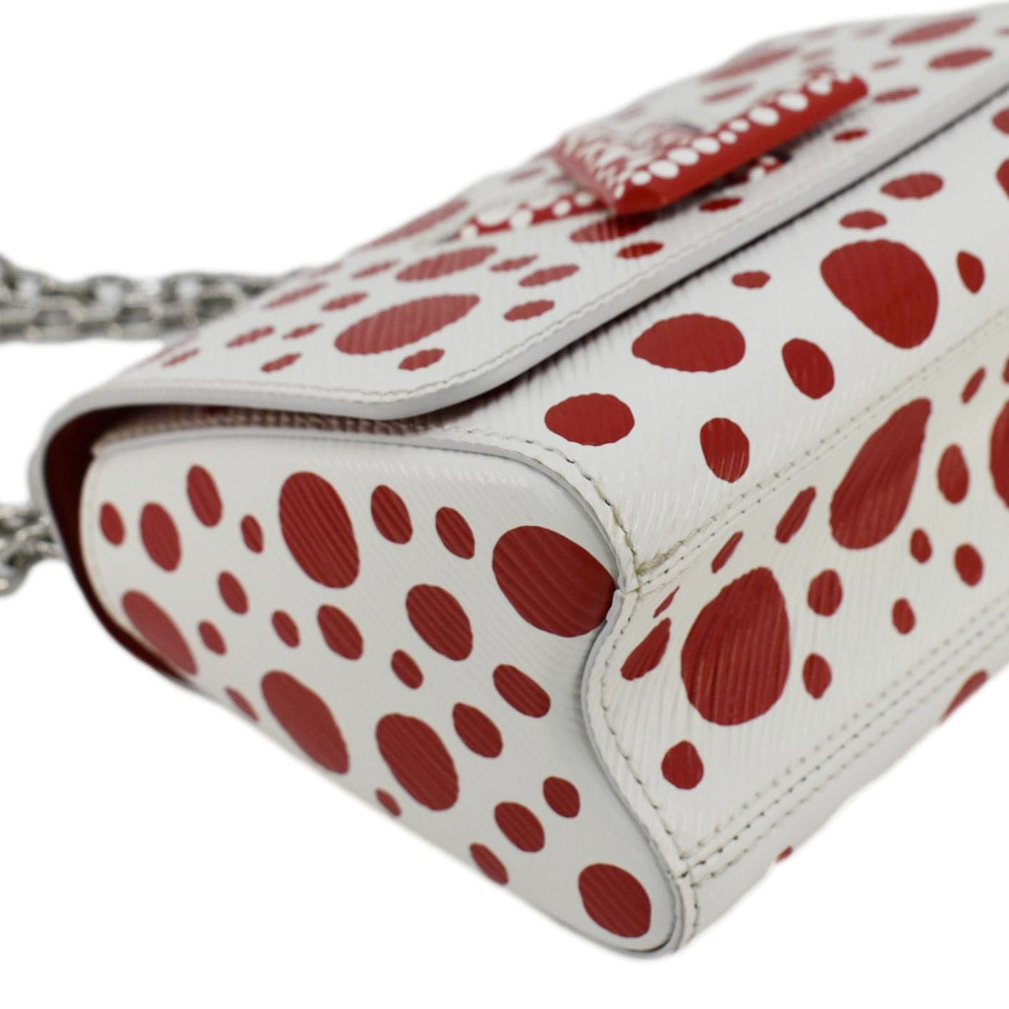 LOUIS VUITTON LV X YK Twist PM Infinity Dots Epi Leather Crossbody Bag Red