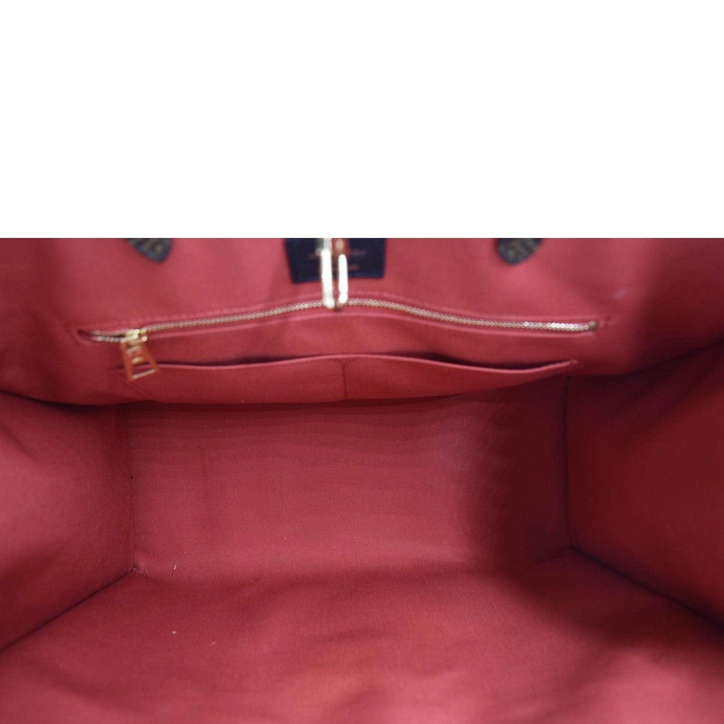 LOUIS VUITTON Onthego GM Giant Monogram Canvas Tote Shoulder Bag Brown