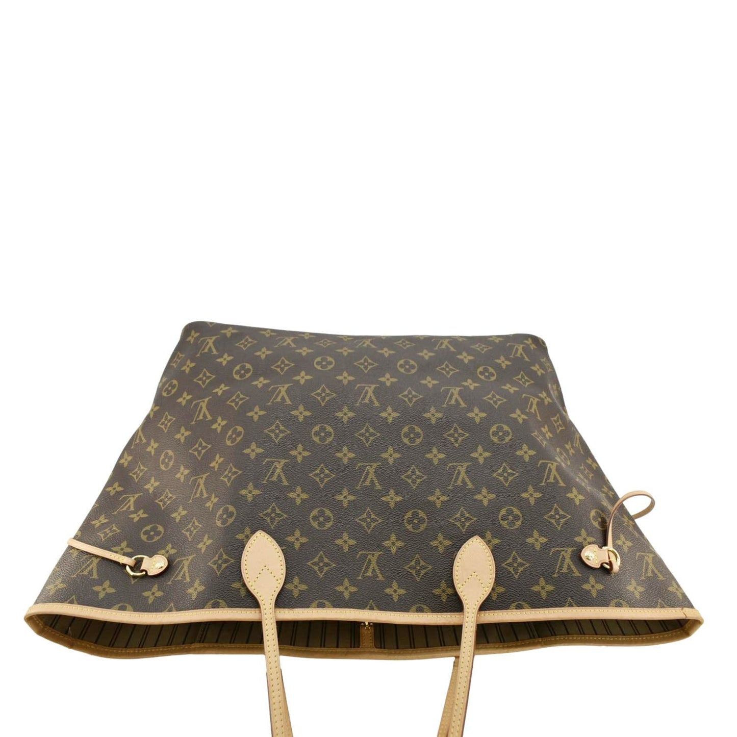 LOUIS VUITTON Neverfull GM Monogram Canvas Tote Shoulder Bag Brown