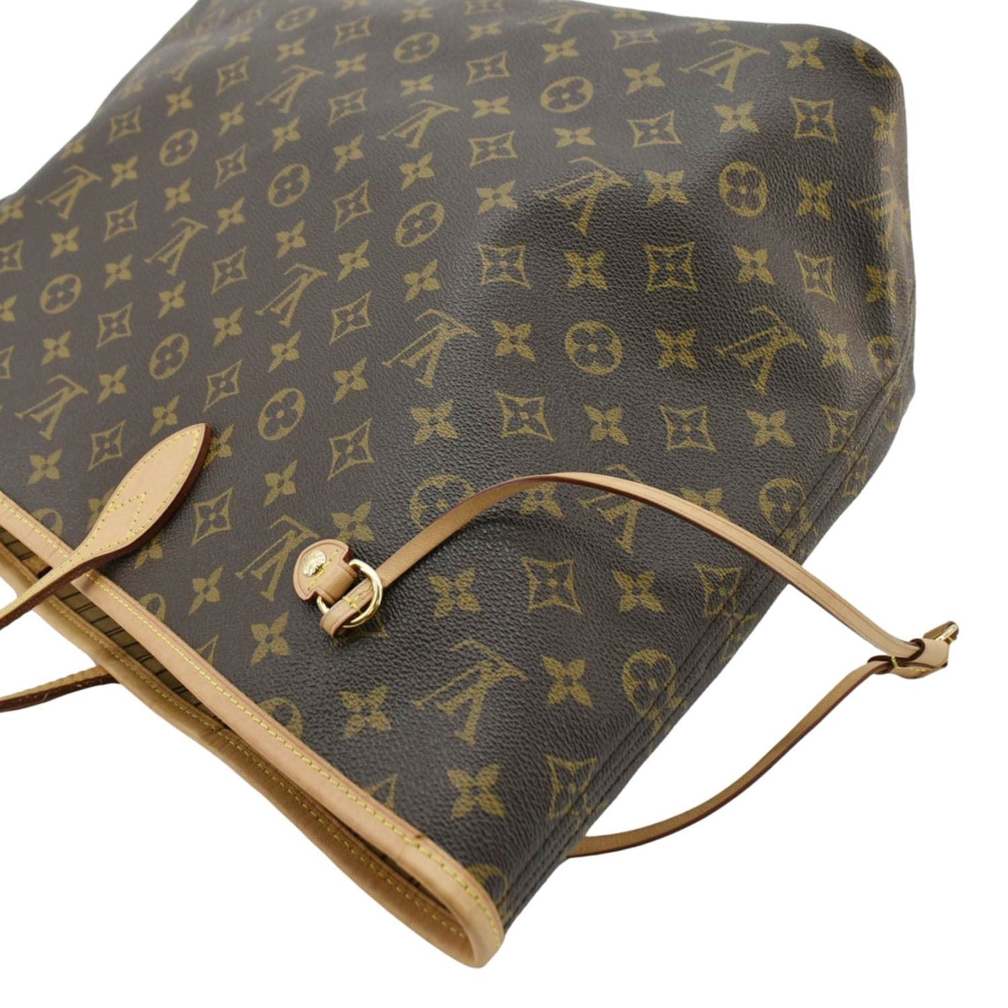 LOUIS VUITTON Neverfull GM Monogram Canvas Tote Shoulder Bag Brown