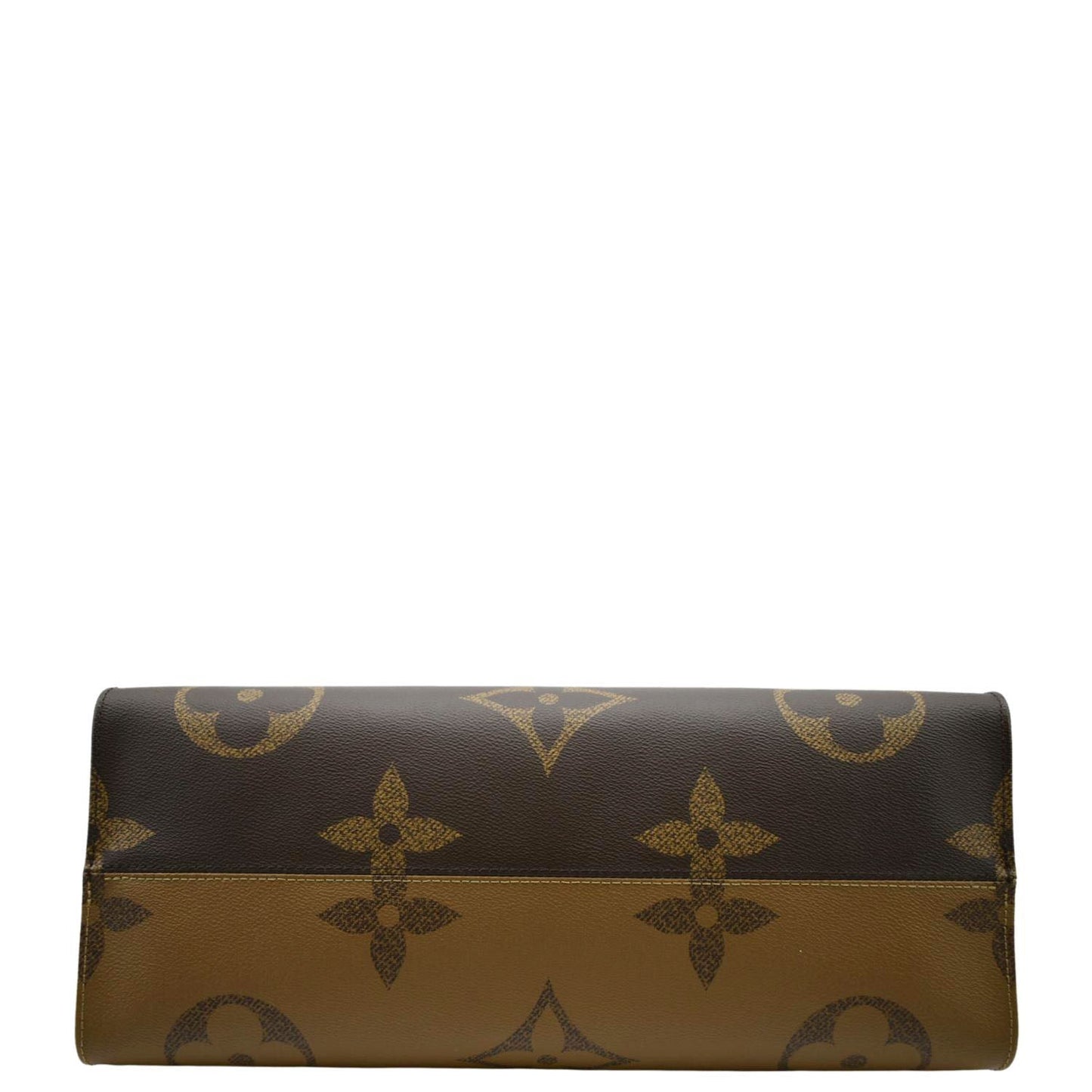 LOUIS VUITTON Onthego GM Giant Monogram Canvas Tote Bag Brown