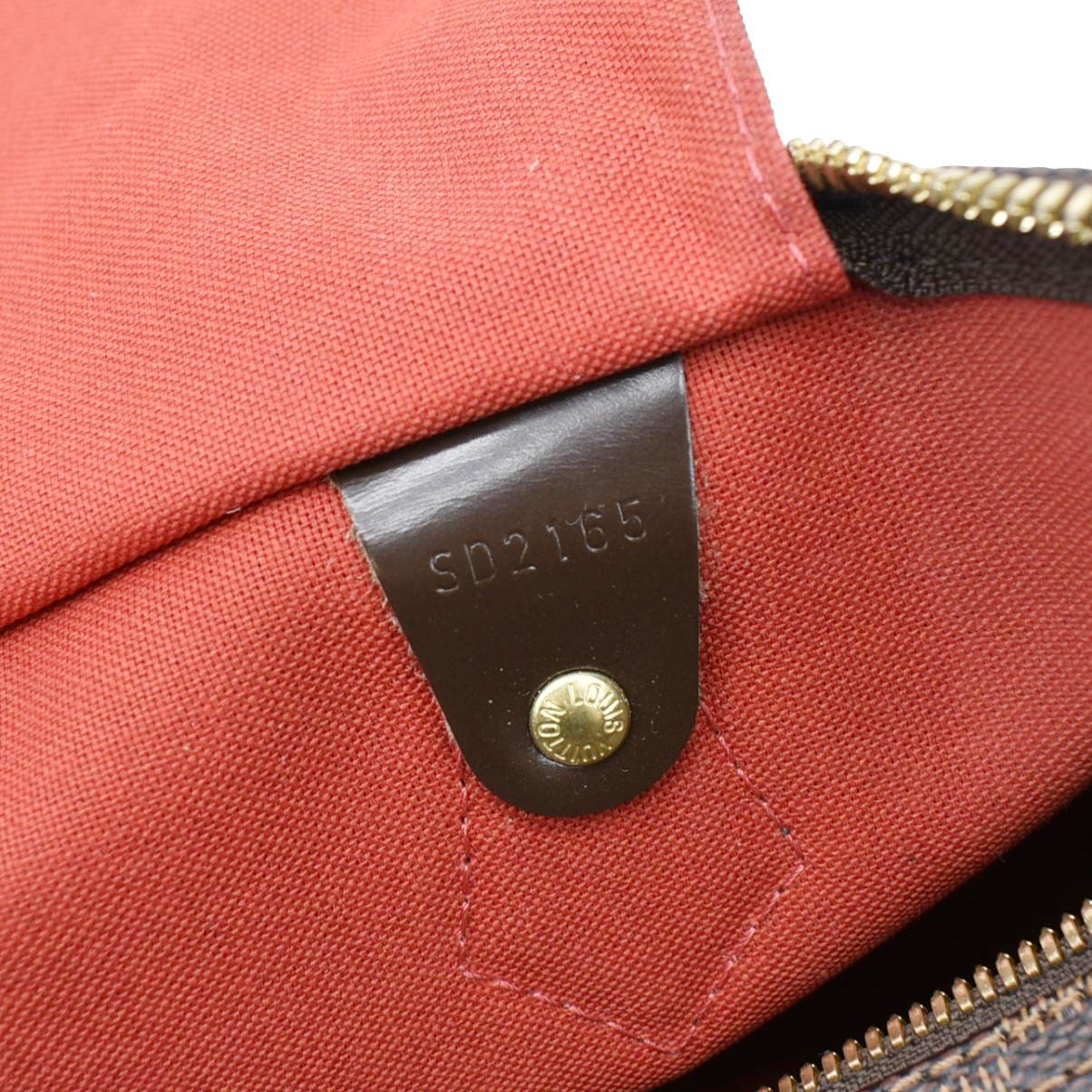 LOUIS VUITTON Speedy 30 Bandouliere Damier Ebene Shoulder Bag Brown