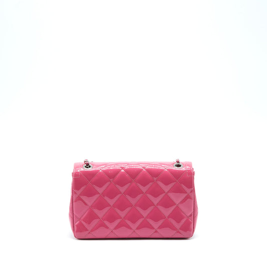 Chanel Coco Shine Flap Bag Patent Pink SHW