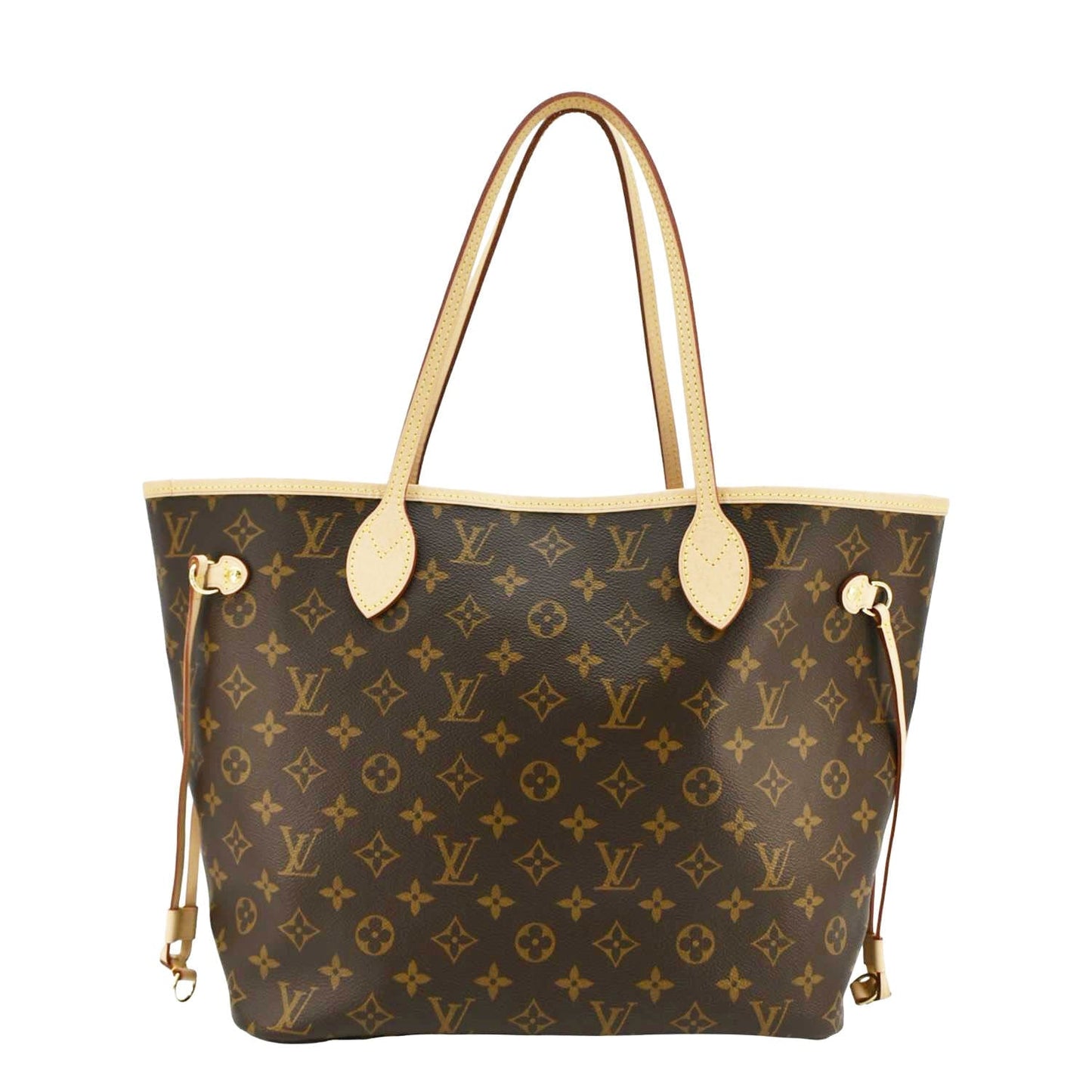 LOUIS VUITTON Neverfull MM Monogram Canvas Tote Bag Fuschia