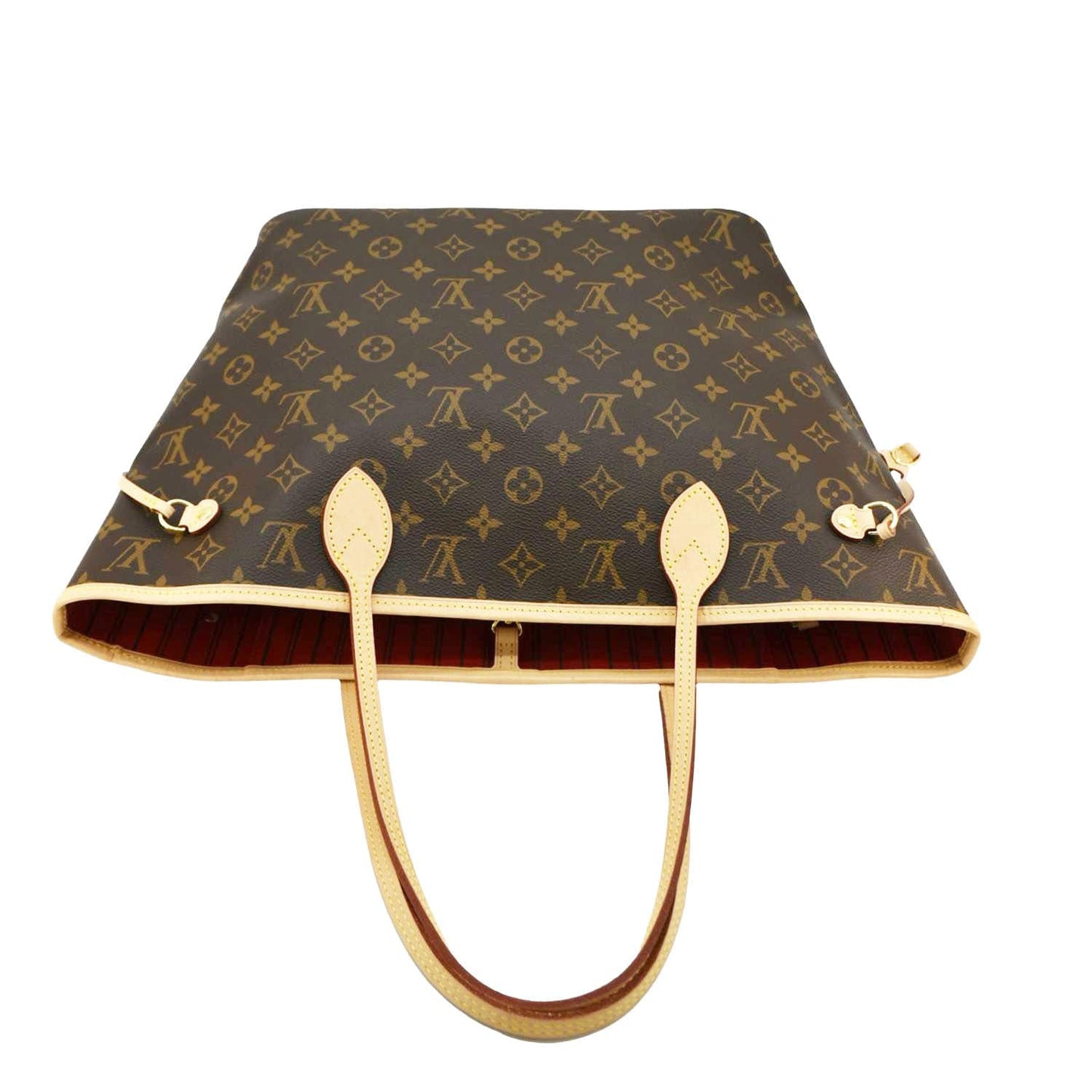 LOUIS VUITTON Neverfull MM Monogram Canvas Tote Bag Fuschia