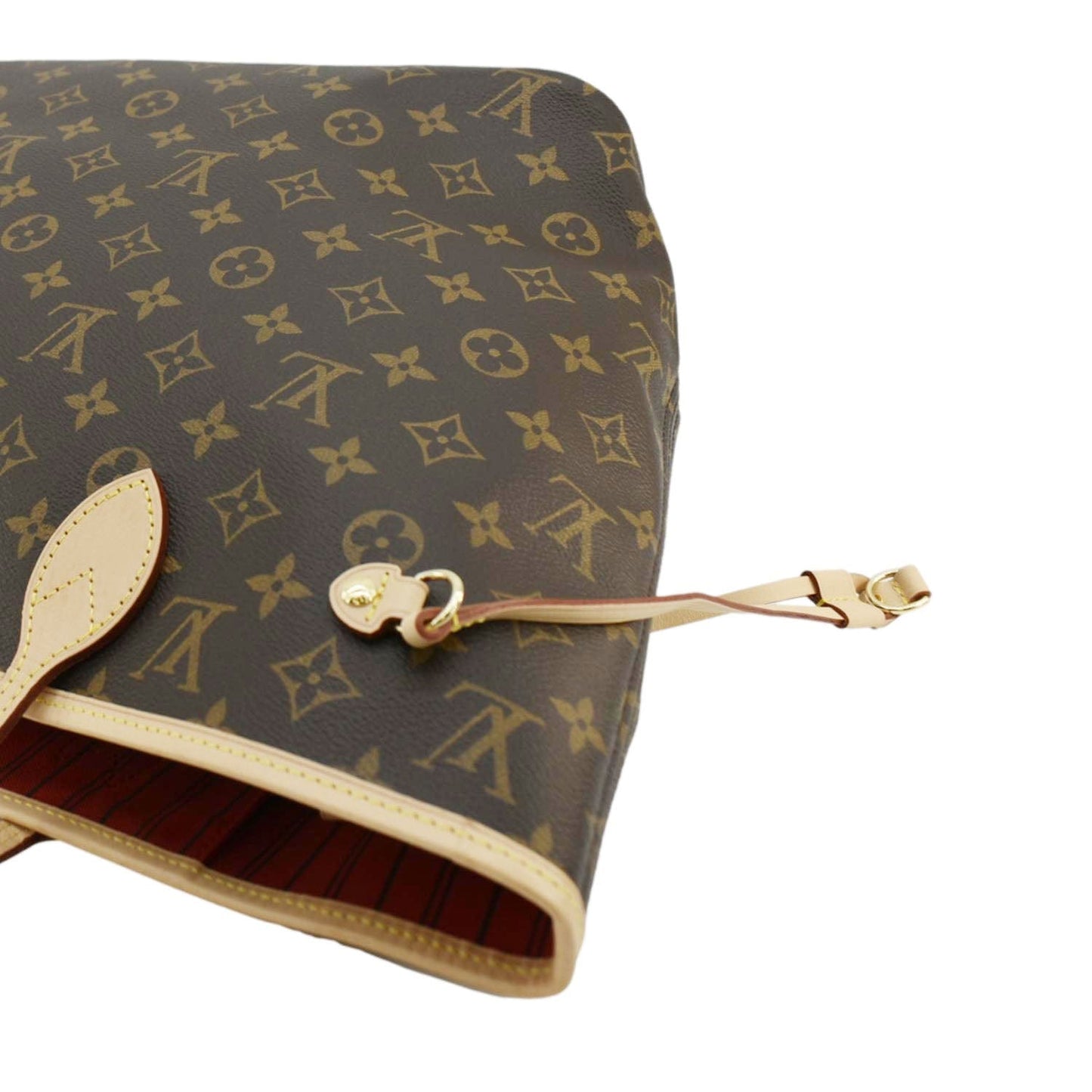 LOUIS VUITTON Neverfull MM Monogram Canvas Tote Bag Fuschia