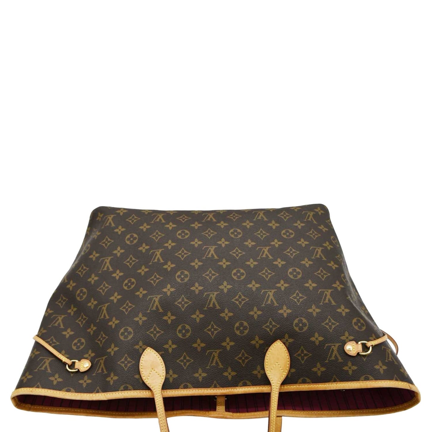 LOUIS VUITTON Neverfull GM Monogram Canvas Shoulder Bag Fuchsia