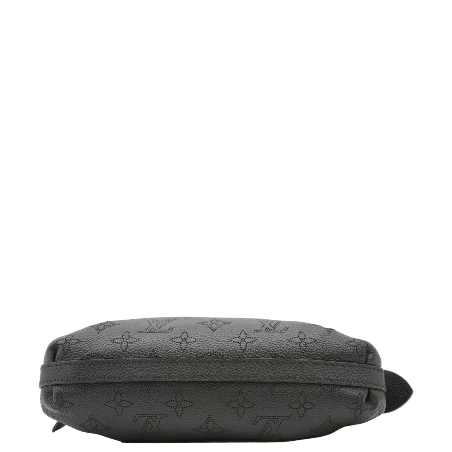 LOUIS VUITTON Scala Mini Mahina Perforated  Leather Pouch Black