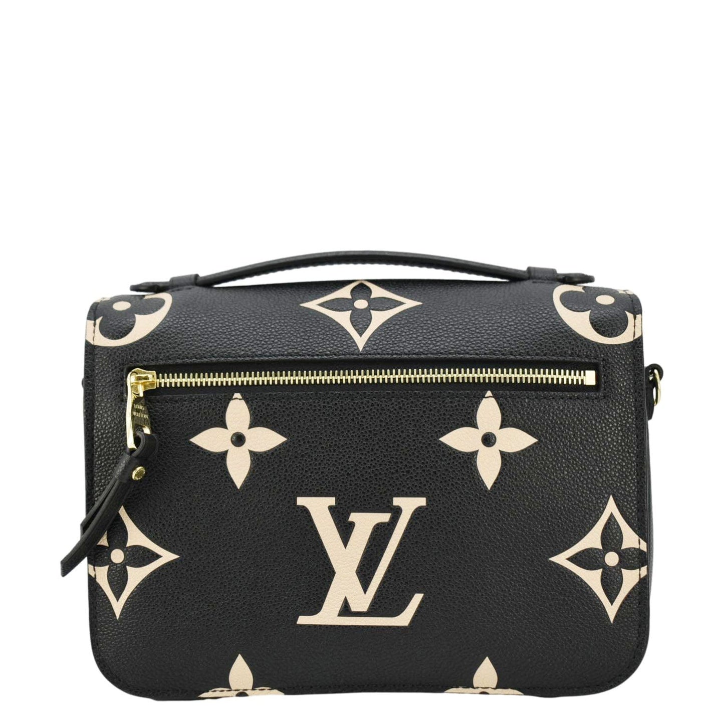 LOUIS VUITTON Metis Pochette Empreinte Leather Crossbody Bag Bicolor