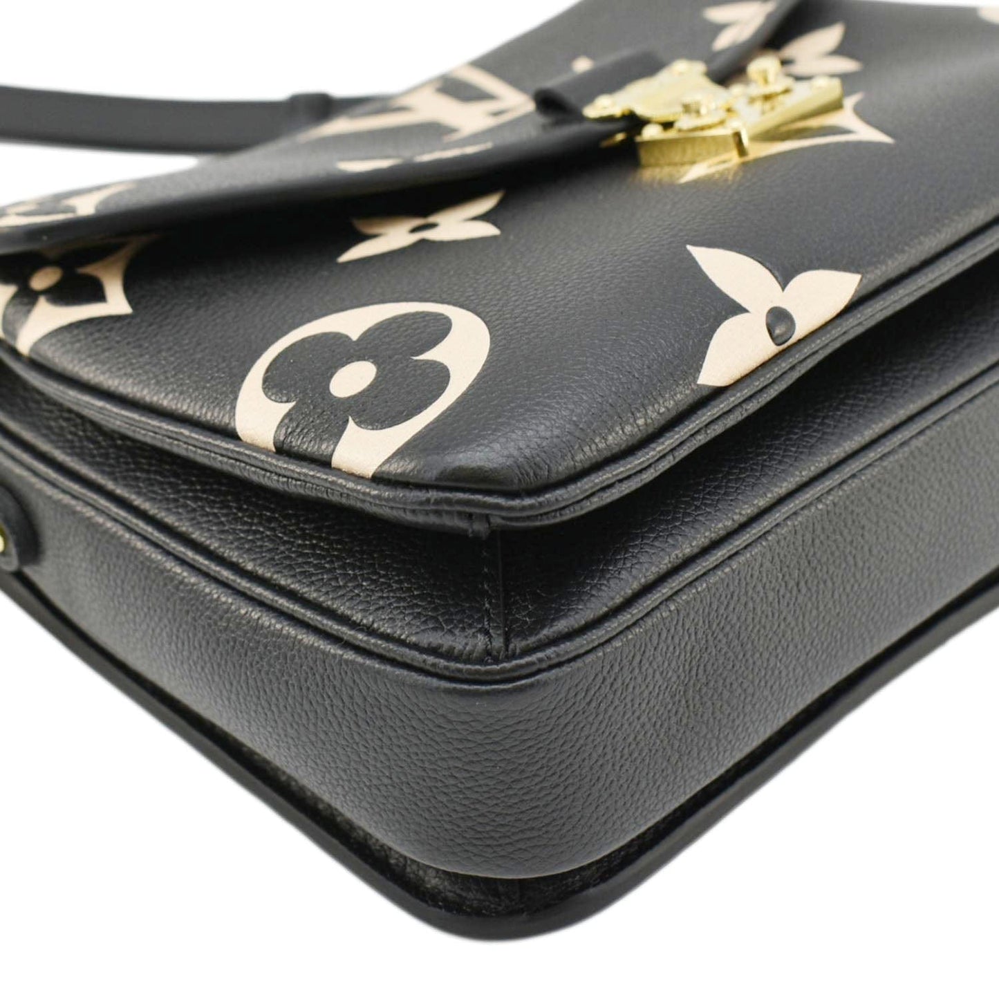 LOUIS VUITTON Metis Pochette Empreinte Leather Crossbody Bag Bicolor