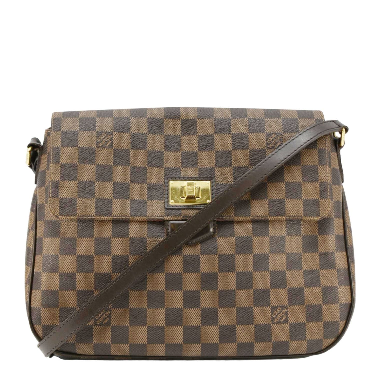 LOUIS VUITTON Besace Rosebery Damier Ebene Crossbody Bag Brown