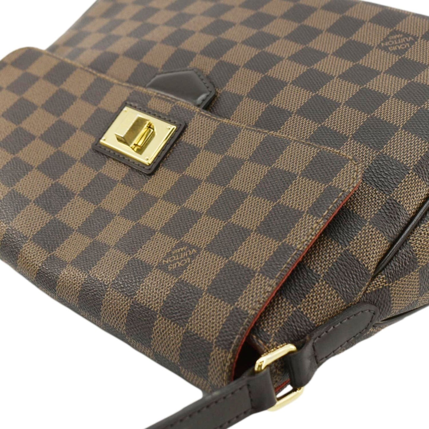 LOUIS VUITTON Besace Rosebery Damier Ebene Crossbody Bag Brown