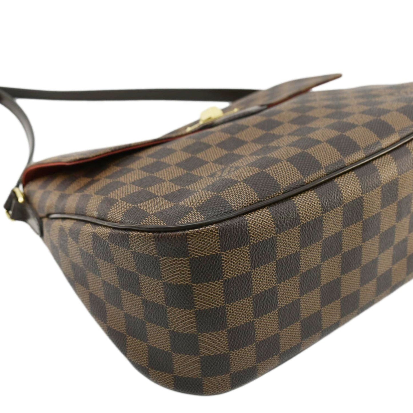 LOUIS VUITTON Besace Rosebery Damier Ebene Crossbody Bag Brown