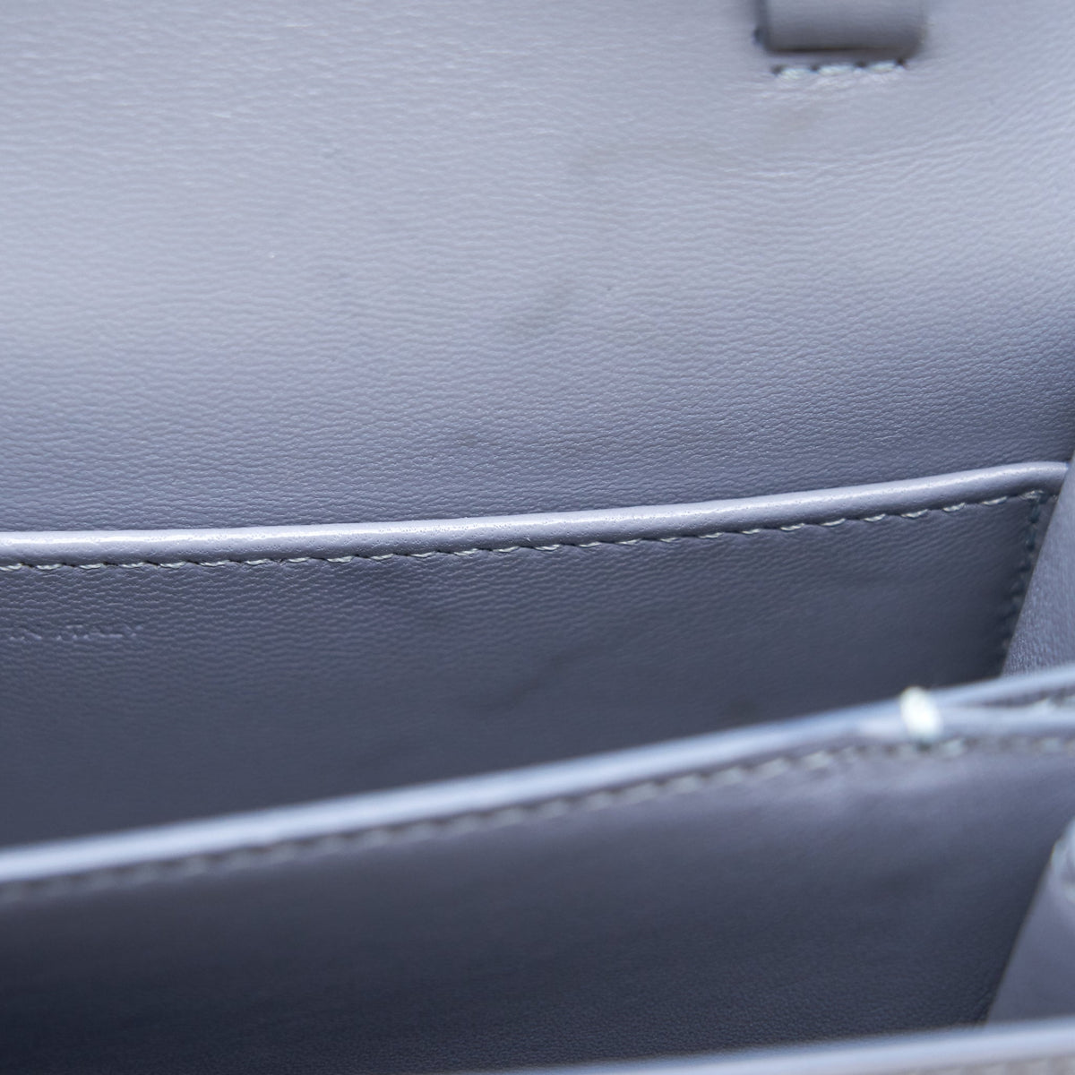 Celine Teen Classic Bag in Calfskin Liege Arctic Blue