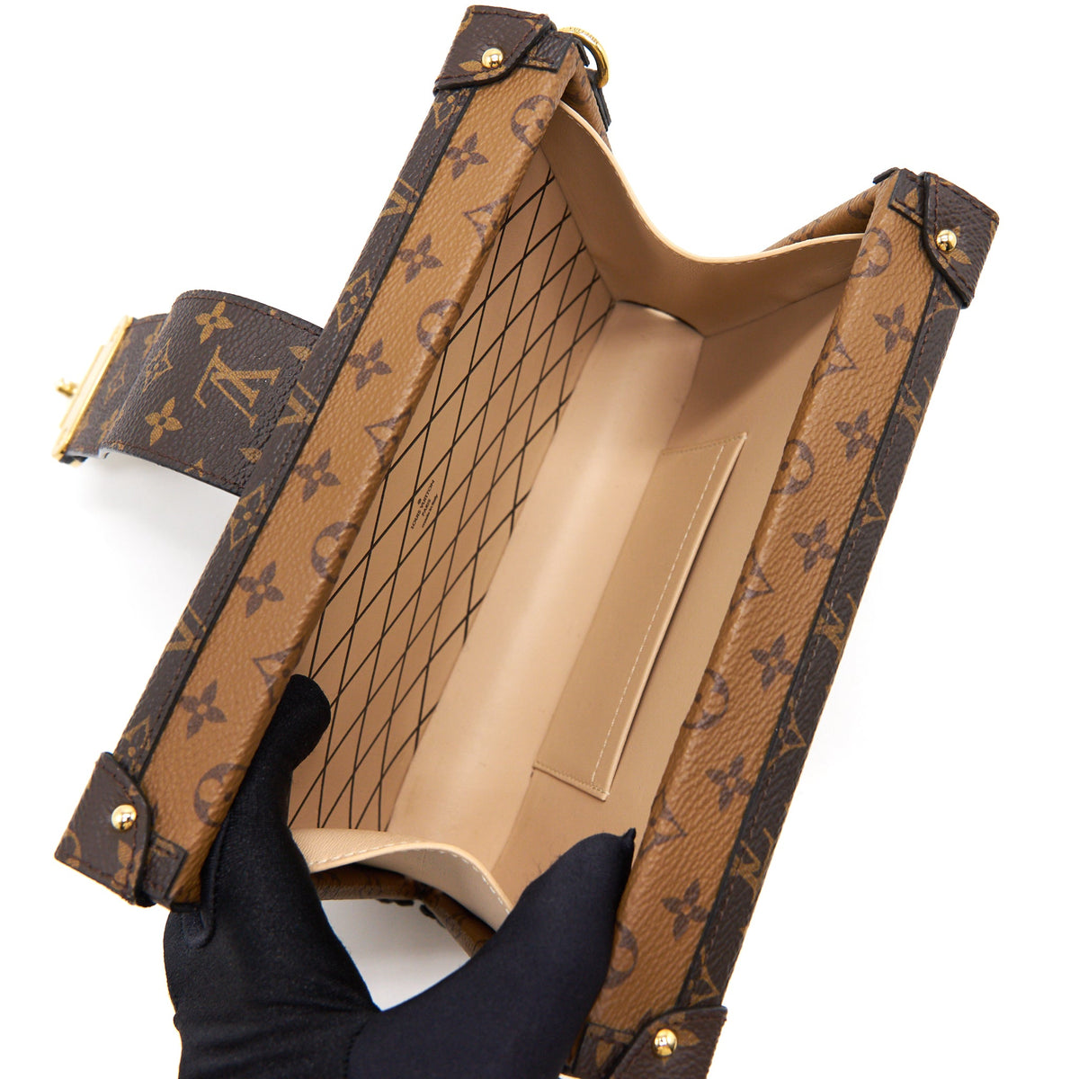 Louis Vuitton Petit Malle Monogram Reverse Canvas