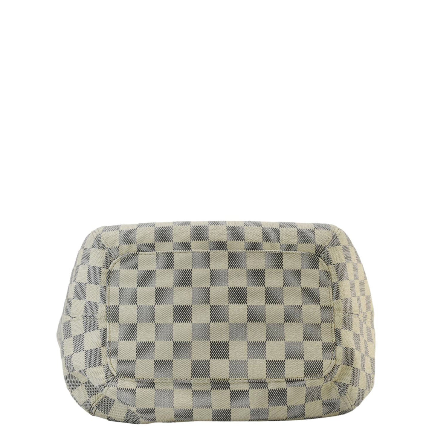 LOUIS VUITTON Salina PM Damier Azur Shoulder Bag White