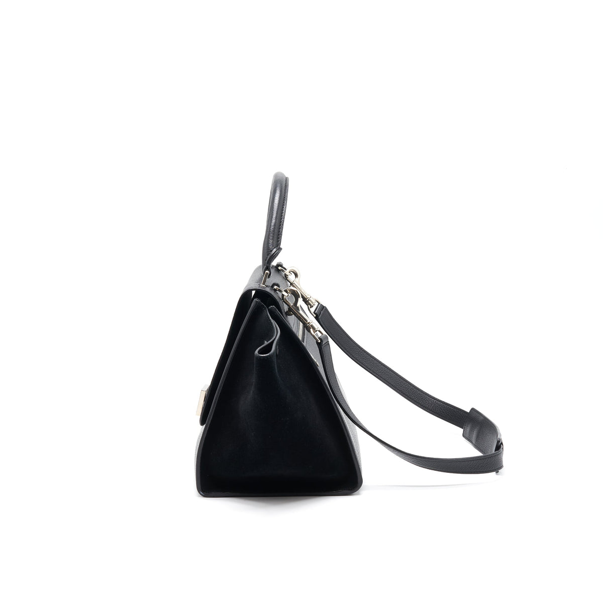 Celine Trapeze Small Bag Black SHW