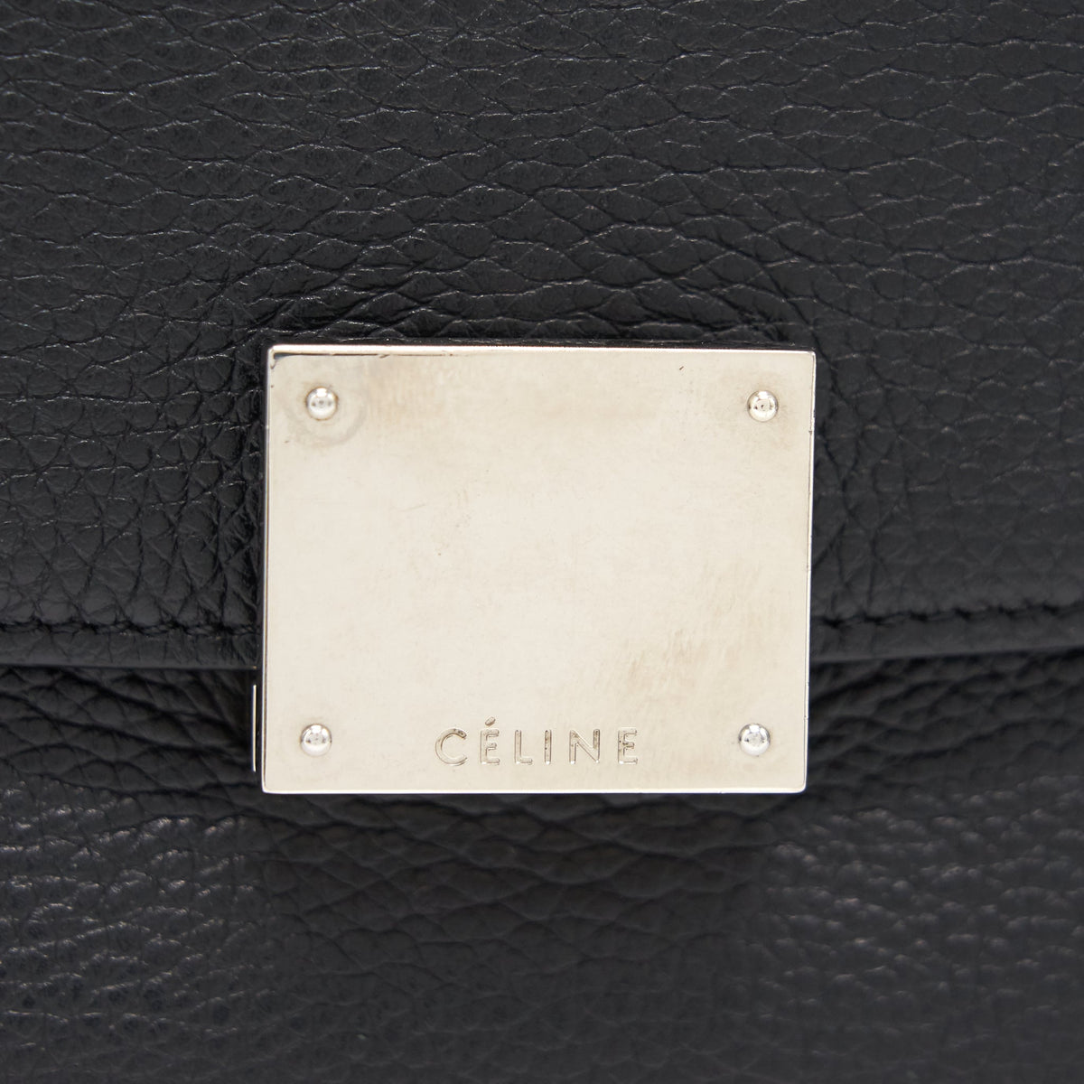 Celine Trapeze Small Bag Black SHW
